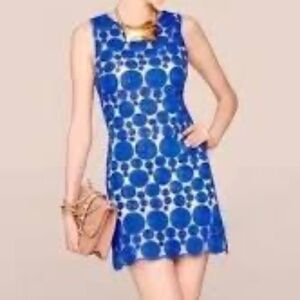 Alice + Olivia Blue Circle Holiday Dress Size 6